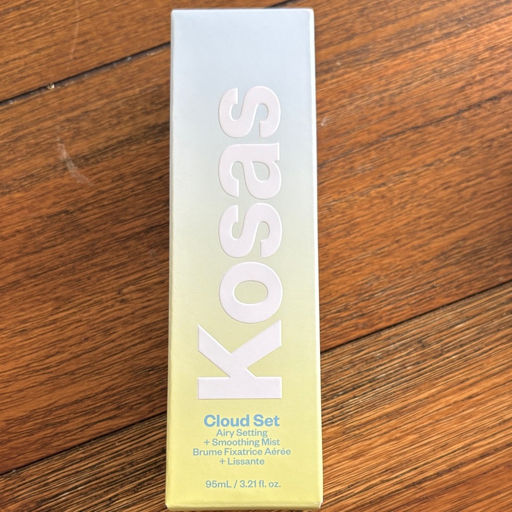 Kosas Cloud Set Airy Setting + Smoothing Mist - Blue and Yellow - Brand New